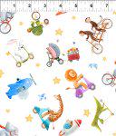 On the Go - Tossed Animals-Multi #3KFA 1