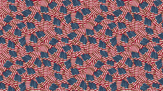 Stars & Stripes 14 - Beige Multi #29043-12