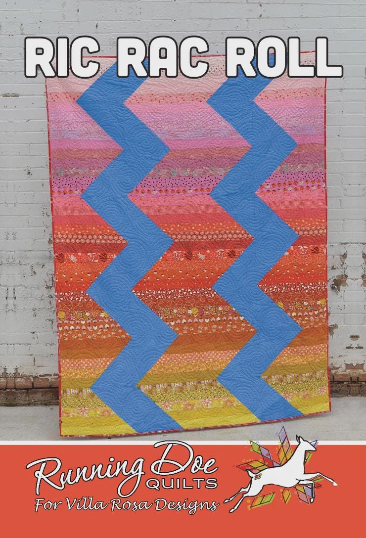 Villa Rosa Pattern Card-Ric Rac Roll