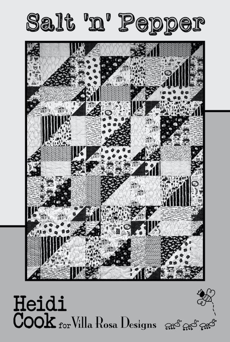 Villa Rosa Pattern Card-Salt 'n' Pepper