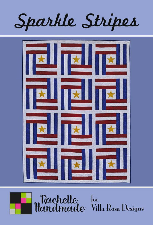 Villa Rosa Pattern Card-Sparkle Stripes