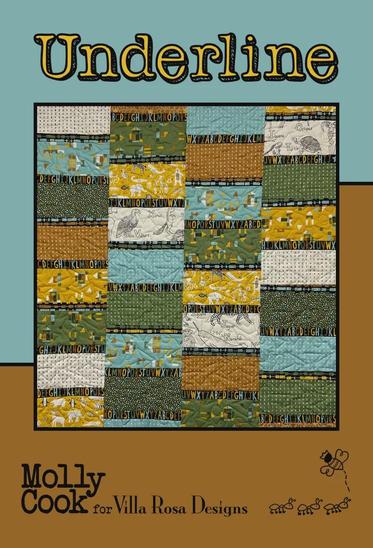 Villa Rosa Pattern Card-Underline