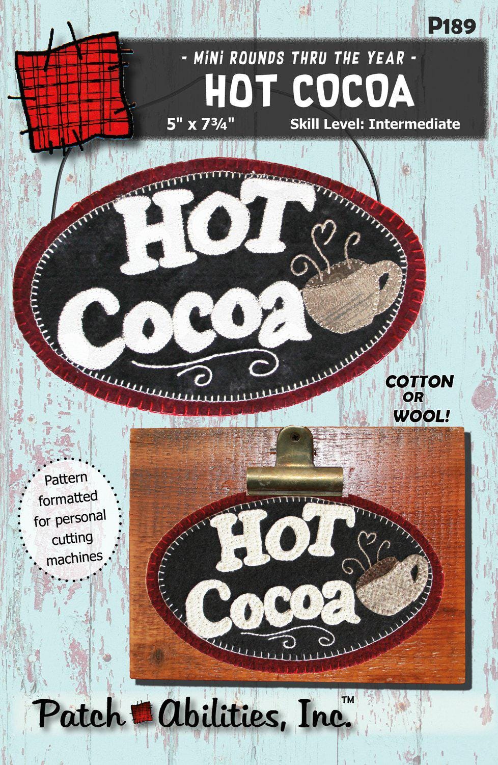 Hot Cocoa Patch Abilities Pattern