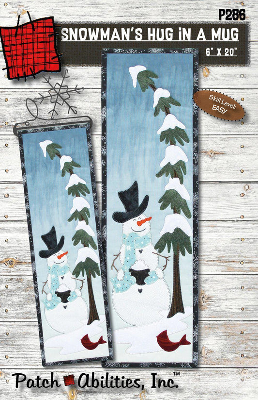 snowman's Hug in A Mug Patch Abilities Pattern