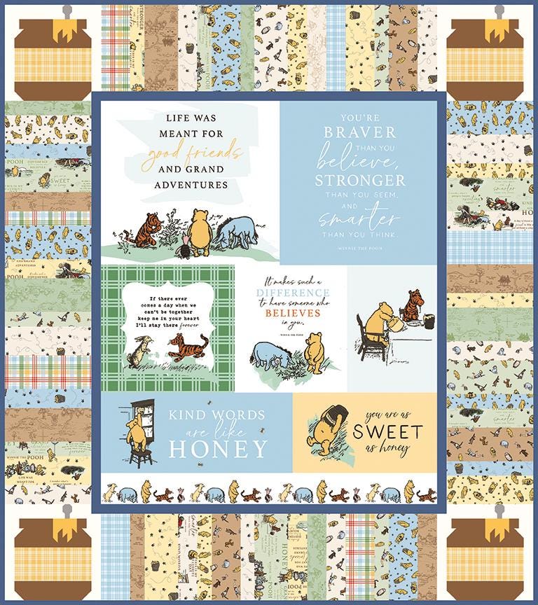 Winnie the Pooh - Characters #C17003-Cream