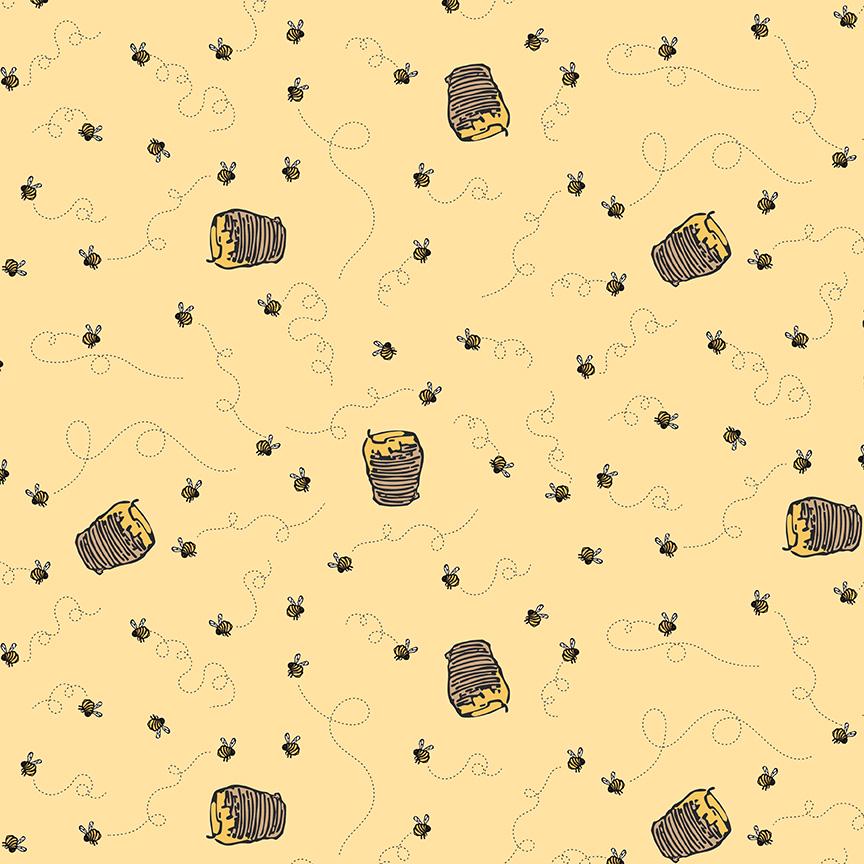 Winnie the Pooh - Bees -#C17004-Sunshine