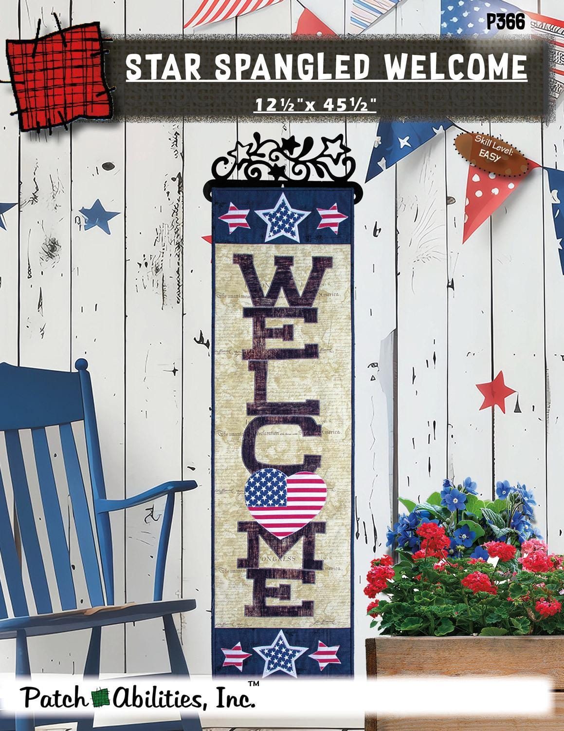 Star Spangled Welcome Patch Abilities Pattern P366