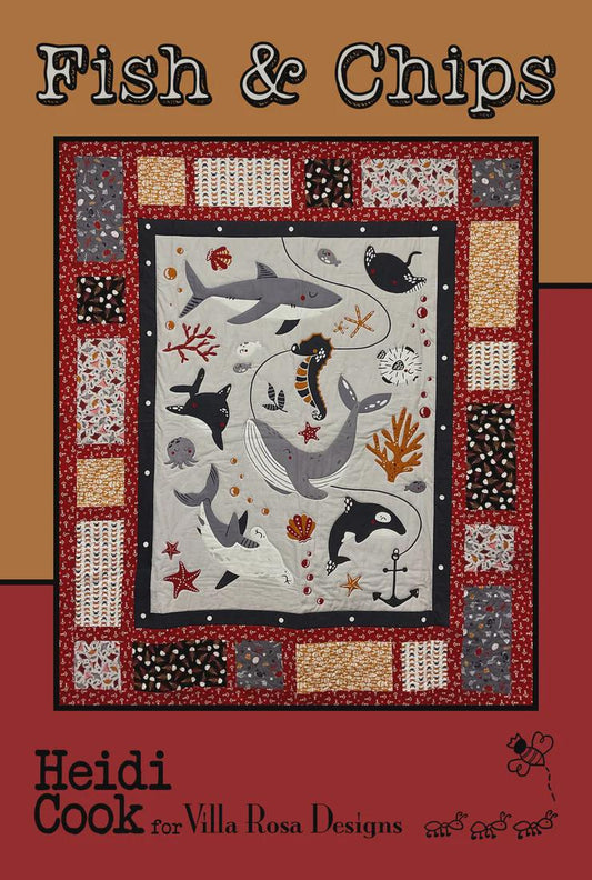 Villa Rosa Pattern Card-Fish & Chips