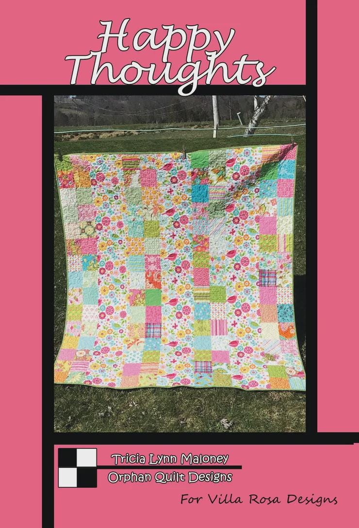 Villa Rosa Pattern Card-Happy Thoughts