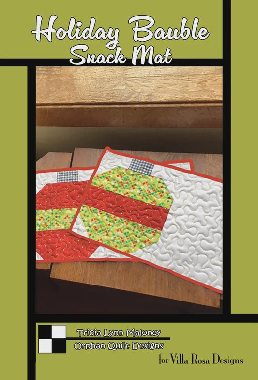 Villa Rosa Pattern Card-Holiday Bauble Snack Mat