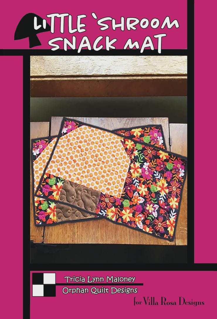 Villa Rosa Pattern Card-Little 'Shroom Snack Mat