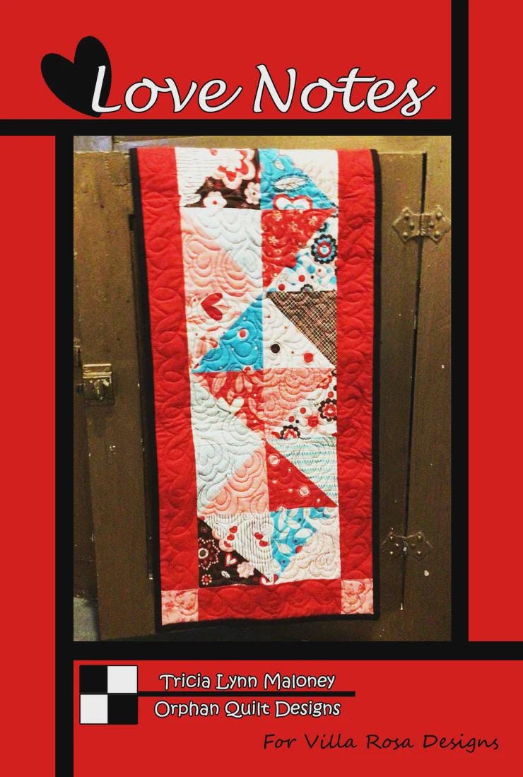 Villa Rosa Pattern Card-Love Notes