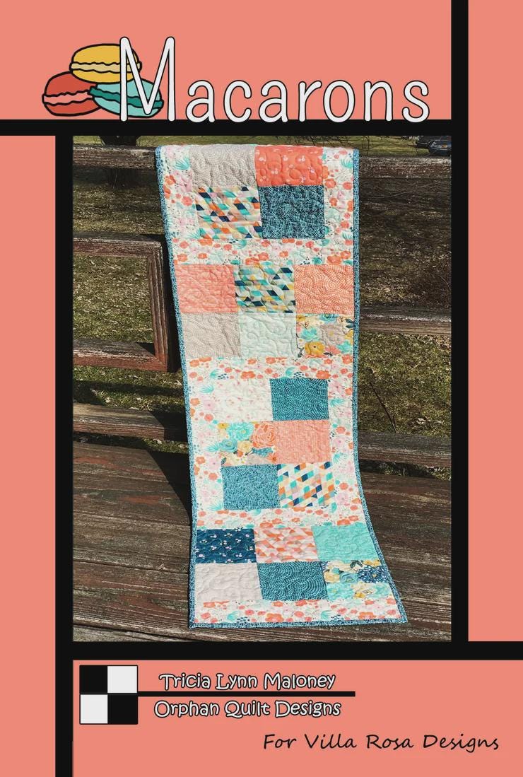 Villa Rosa Pattern Card-Macarons