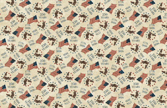 America 250-Stonehenge - beige Multi #DP28370-12