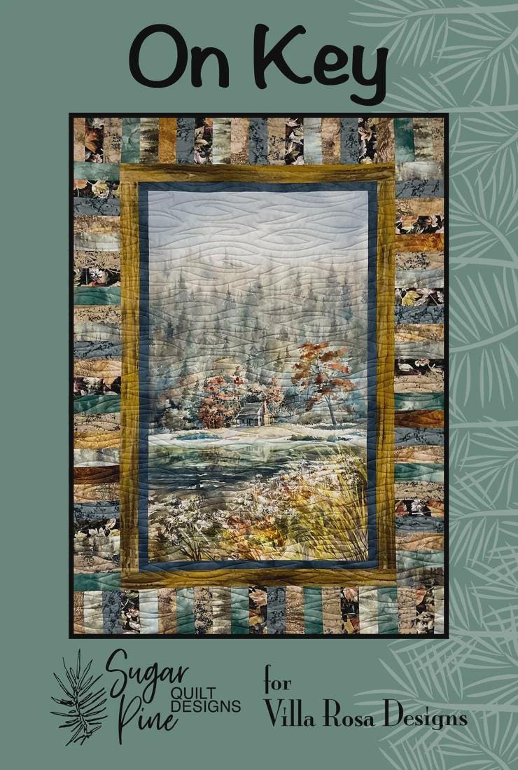 Villa Rosa Pattern Card-On Key