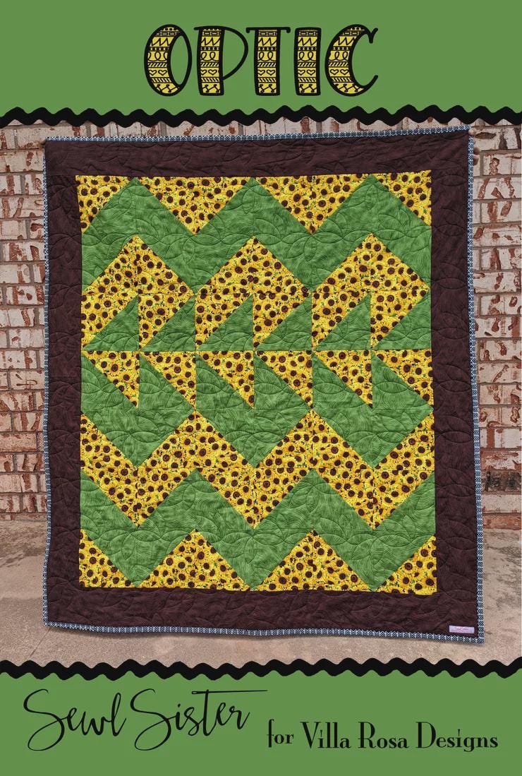 Villa Rosa Pattern Card-Optic