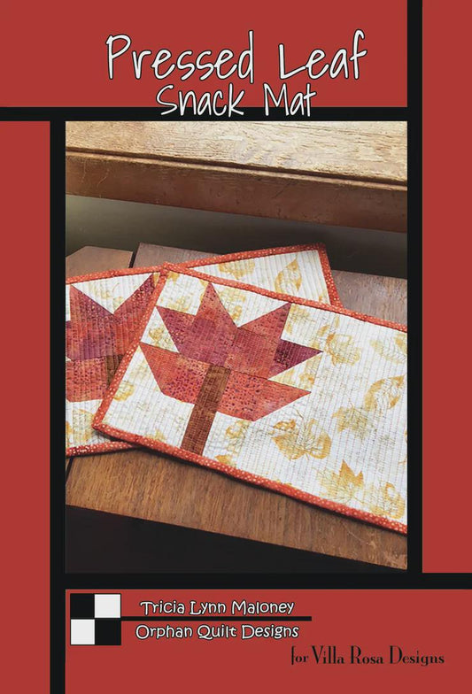 Villa Rosa Pattern Card-Pressed Leaf Snack Mat