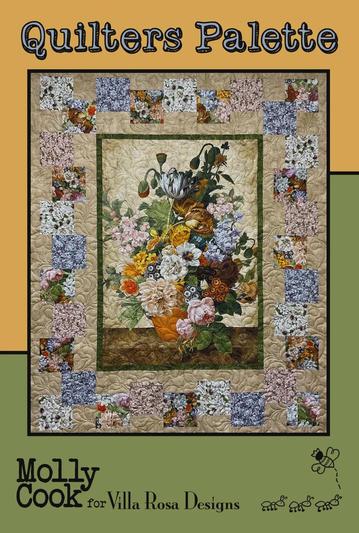 Villa Rosa Pattern Card-Quilters Palette