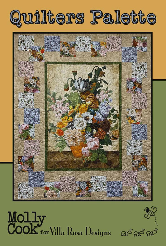 Villa Rosa Pattern Card-Quilters Palette