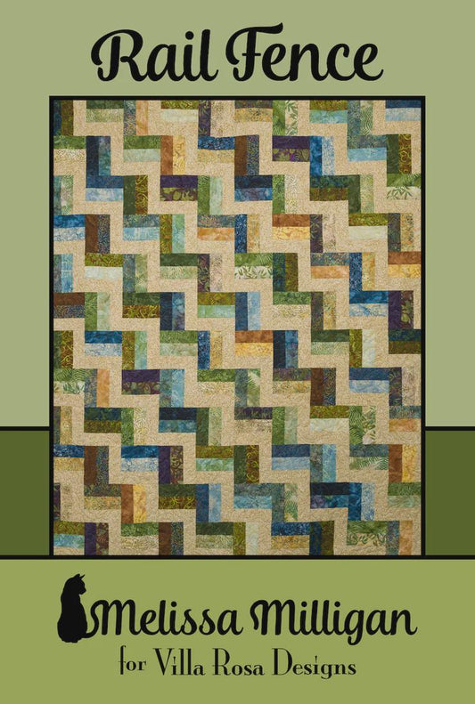 Villa Rosa Pattern Card-Rail Fence