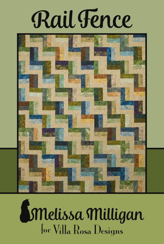Villa Rosa Pattern Card-Rail Fence