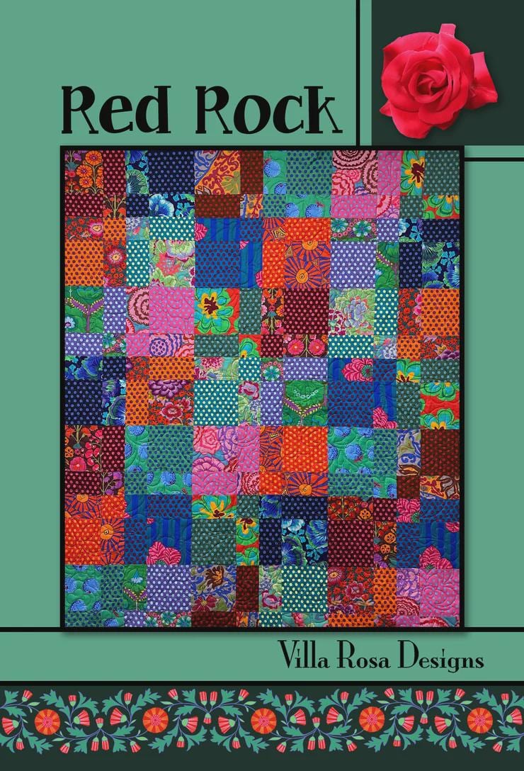 Villa Rosa Pattern Card-Red Rock