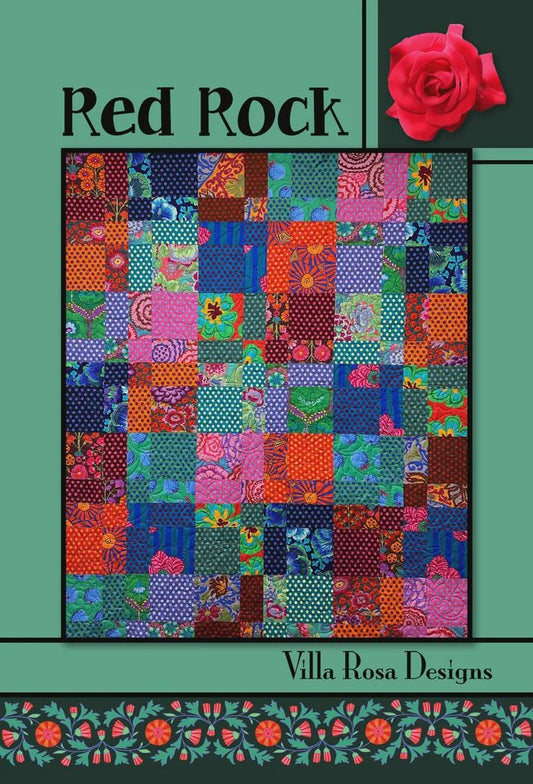 Villa Rosa Pattern Card-Red Rock