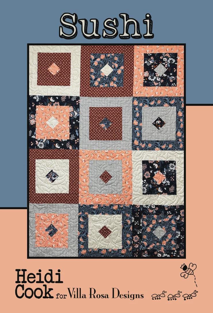 Villa Rosa Pattern Card-Sushi
