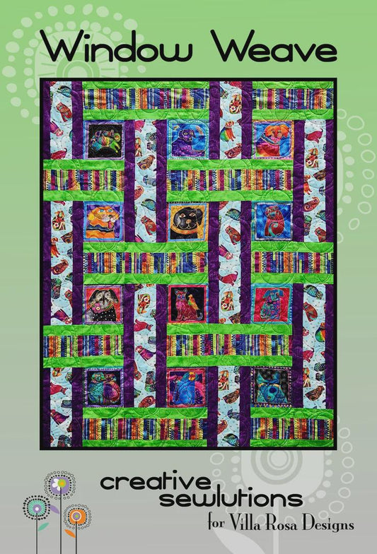 Villa Rosa Pattern Card-Window Weave