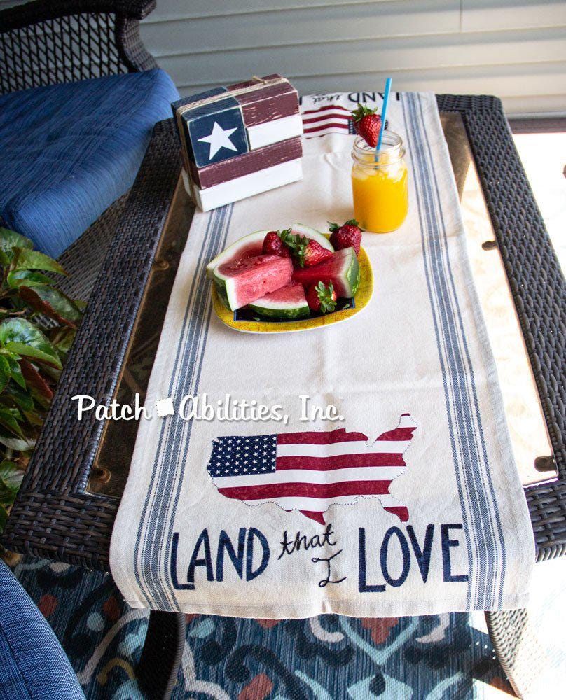 Land that I Love Patch Abilities Pattern