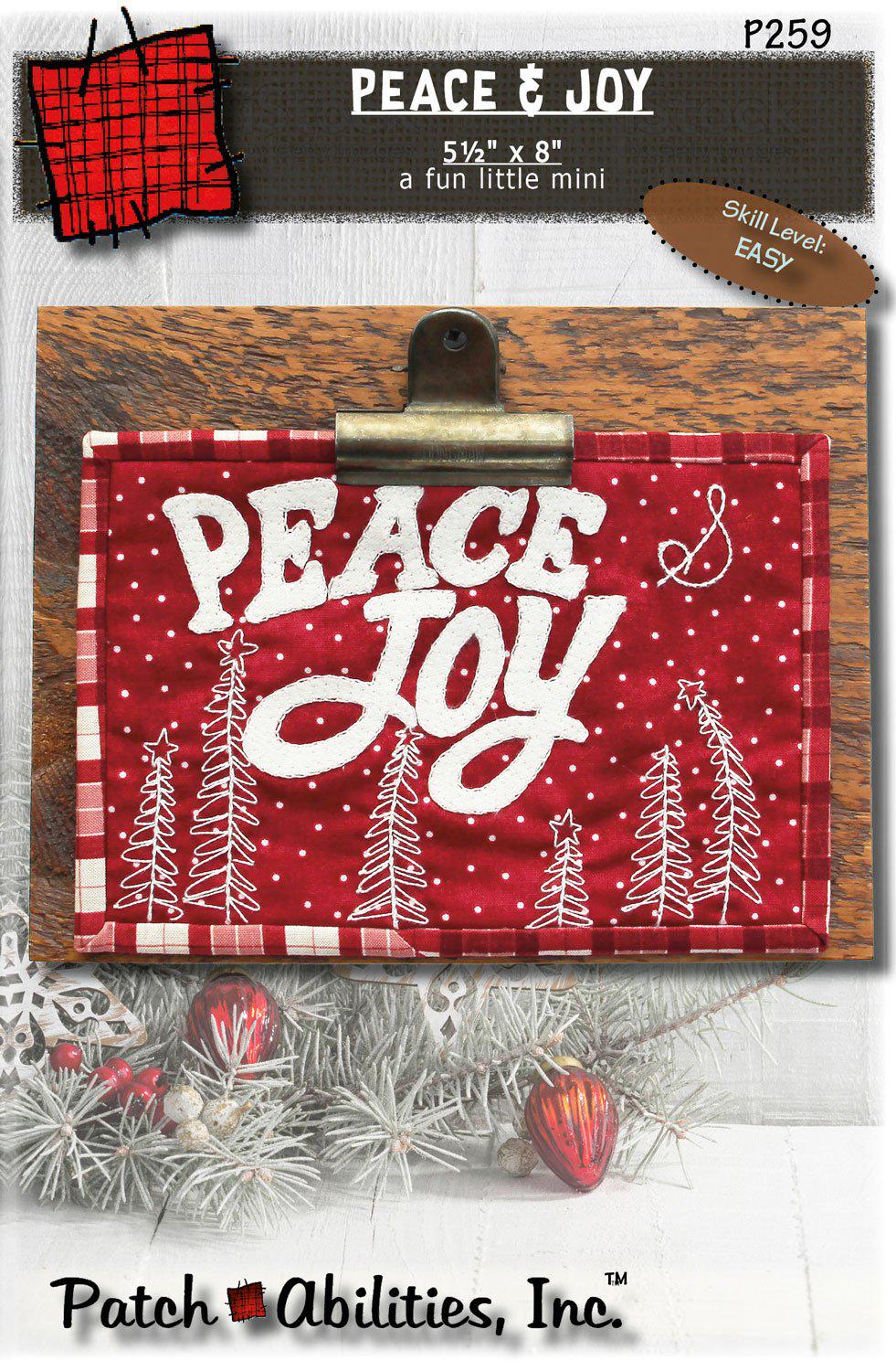 Peace & Joy Patch Abilities Pattern