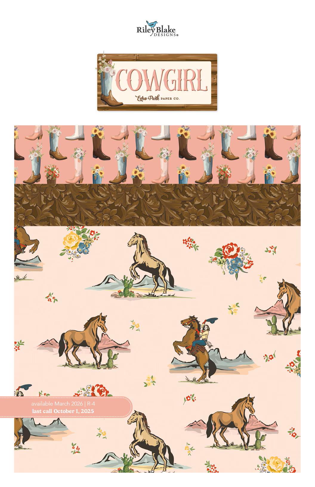 Cowgirl Panel #C17487-Panel