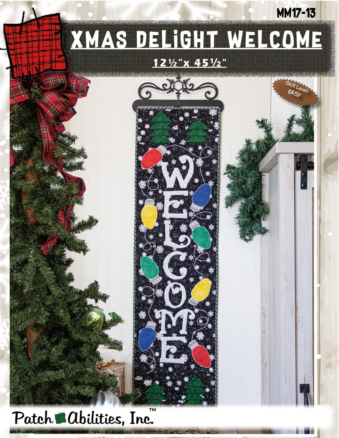 Xmas Delight Welcome Patch Abilities Pattern MM17-13