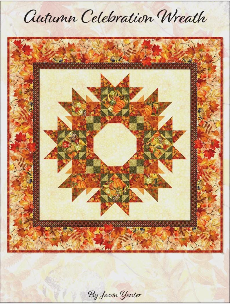 Autumn Celebration Wreath Quilt Kit