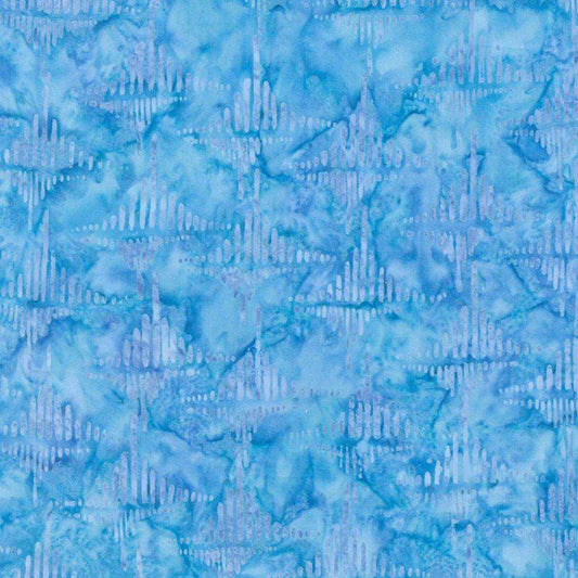 Fairy Floss Woodblock #322304950 Lines Teal Cerulean