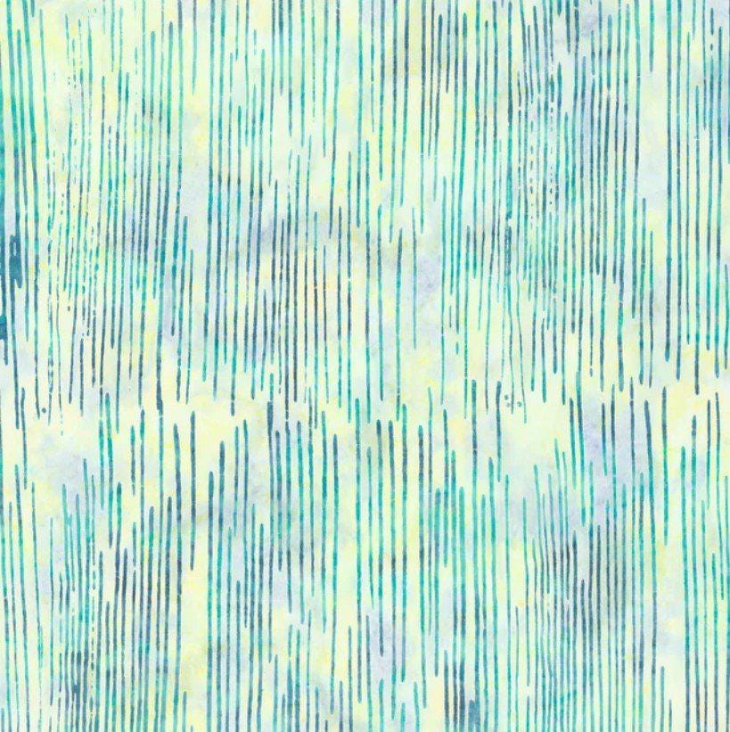 Fairy Floss Woodblock #322306830 Scratches Multi Green Yellow Glacier