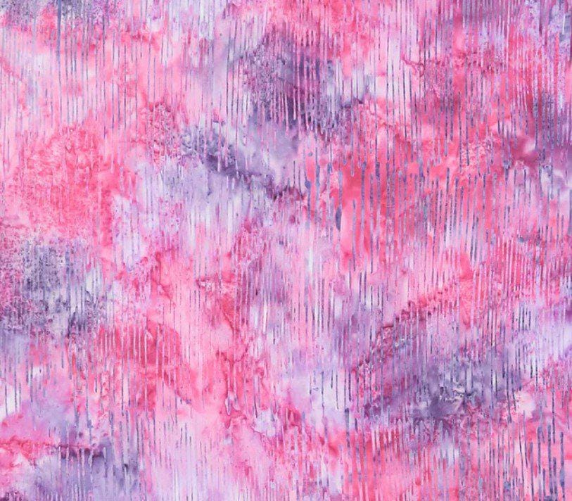 Fairy Floss Woodblock #322306890 Scratches Multi Purple Pink Iris