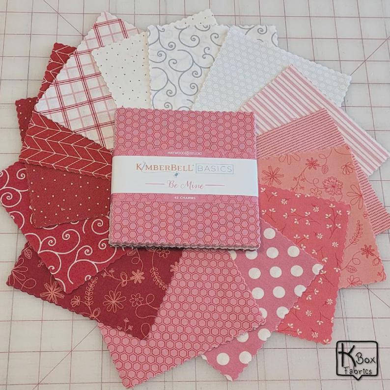 Maywood Studio-KimberBell Basics-Be Mine - 42 piece 5" Charm Pack-CP-MASKBB-BEMI