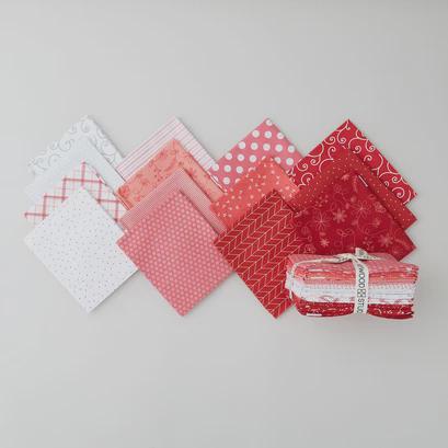 Kimberbell Basics Be Mine by Maywood Studio Fat Quarter Bundle of 14 Pcs. # FQ-MASKBB-BEMI