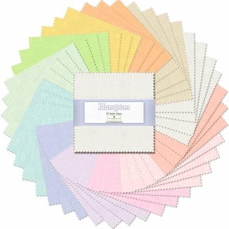 Wilmington Prints-Hampton-5 Karat Mini Gems -42 piece 5" Squares of Essentials-507-61-507