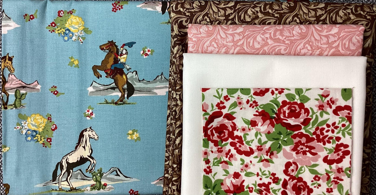 Cowgirl On Quilt Kit