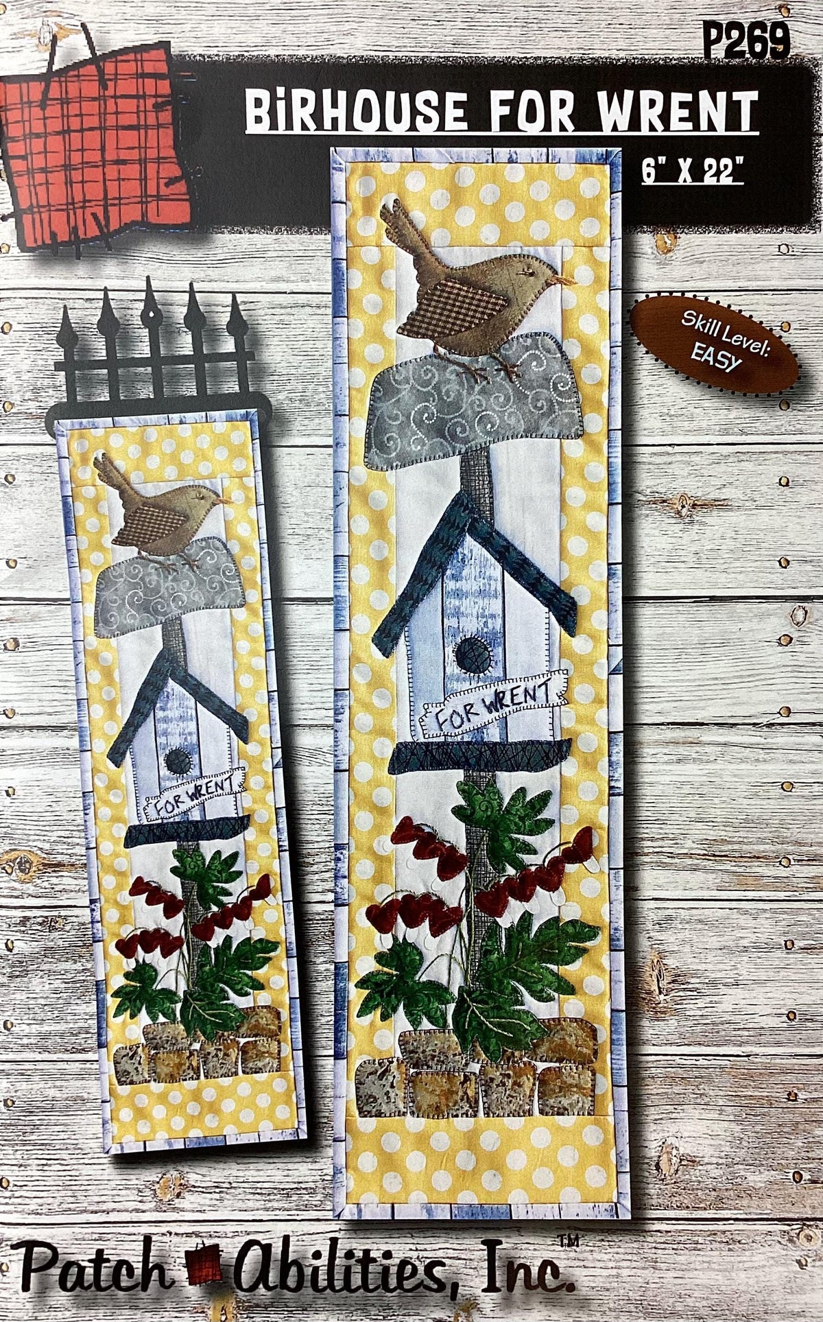 Birdhouse for Wrent Quilt Kit