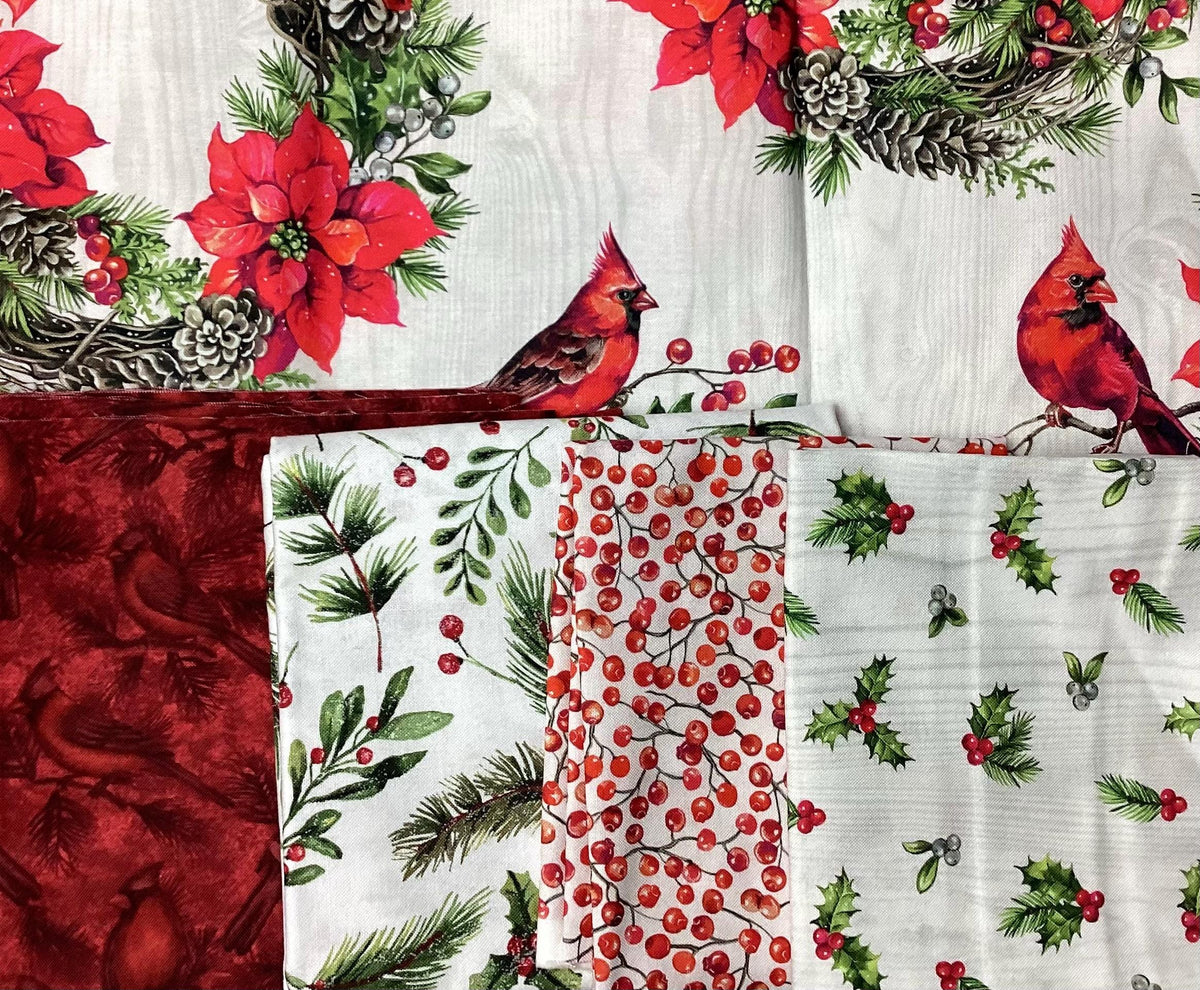Scarlet Cardinal Table Runner Kit