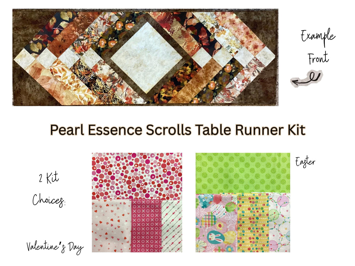 Pearl Essence Scrolls Table Runner Kit