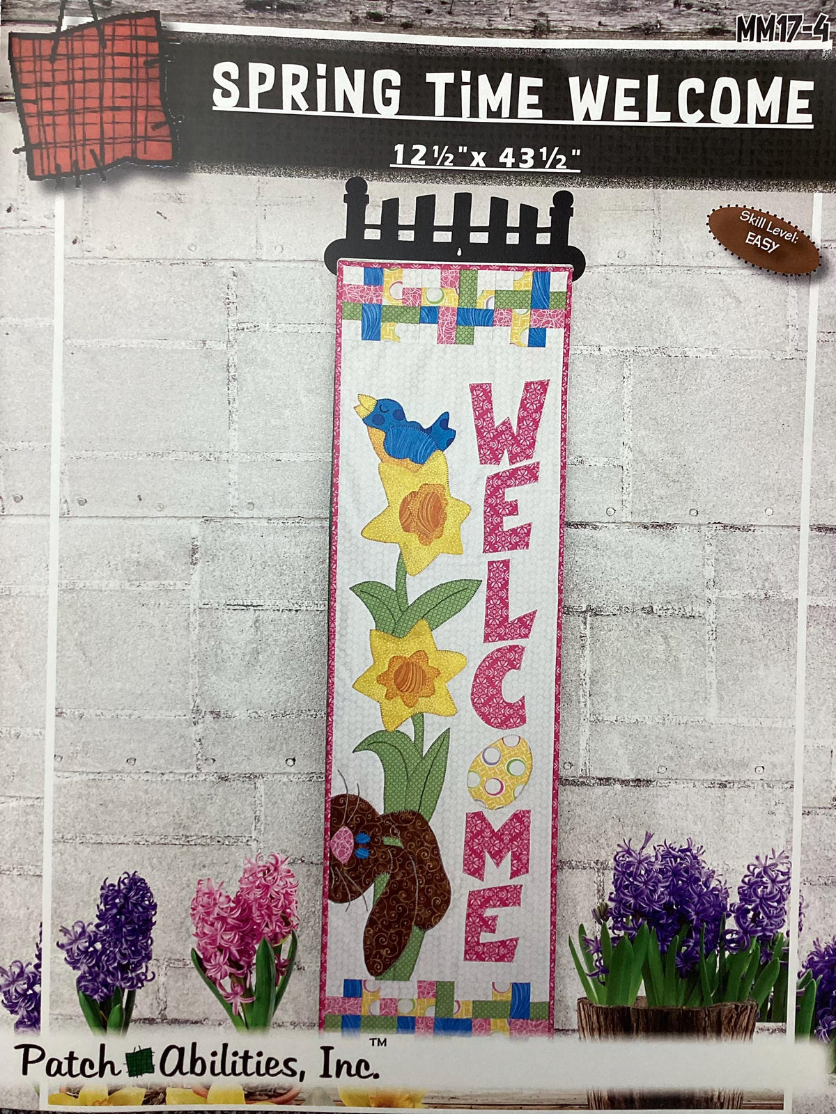 Spring Time Welcome Patch Abilities Pattern MM17-4